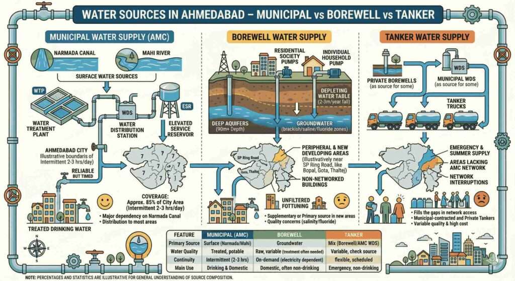 RO vs UV vs UF Water Purifier – Which is Best for Ahmedabad Homes